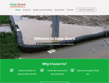 Tablet Screenshot of gatorguard.com